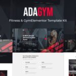 Adagym – Fitness & Gym Elementor Template Kit