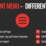 Different Menu In Different Pages