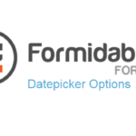 Formidable Forms – Datepicker Options