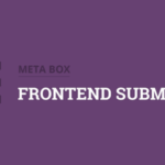 Metabox – Frontend Submission