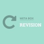 Metabox – Revision