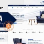 Zelora – Armchair & Furniture Brand Elementor Template Kit