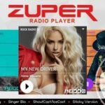 Zuper – Shoutcast and Icecast Radio Player With History – Elementor Widget