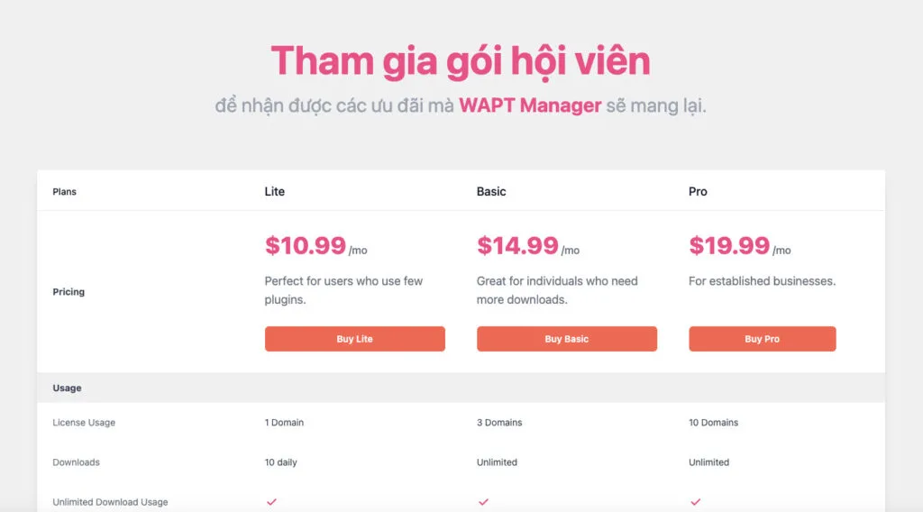 Giới thiệu Webmasters.vn - Giải pháp thiết kế website chuyên nghiệp - Wordpress all plugin theme manager goi hoi vien