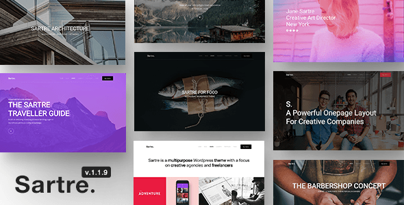 Sartre – Responsive Multipurpose WordPress Theme For Creatives Sartre – Responsive Multipurpose WordPress Theme For Creatives