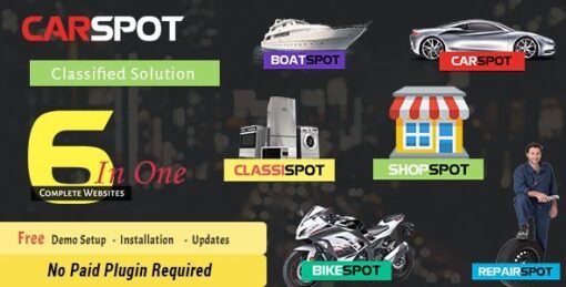 Carspot – Automotive Car Dealer WordPress Classified Theme