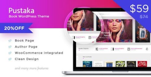 Pustaka – Woocommerce Theme For Book Store