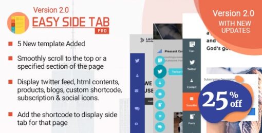 Easy Side Tab Pro – CTA plugin for WordPress