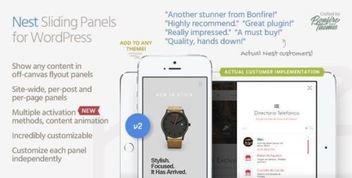 Nest – Flyout Sliding Panels For WordPress
