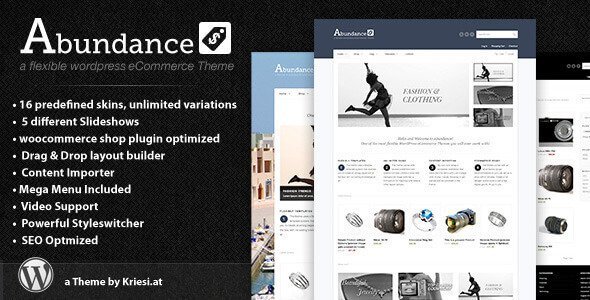 Abundance – Ecommerce Business Theme Abundance – Ecommerce Business Theme