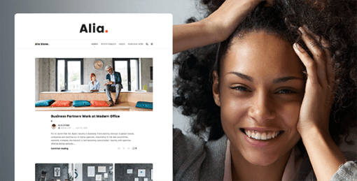 Alia – Minimal Personal Blog