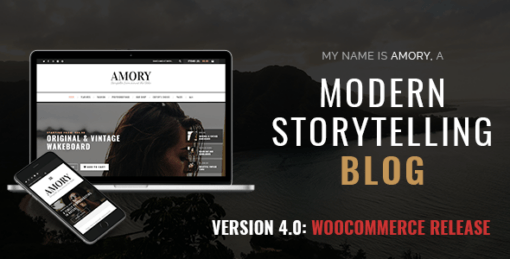 Amory Blog – A Responsive WordPress Blog Theme