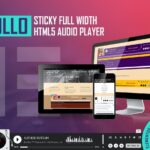 Apollo – Sticky Full Width HTML5 Audio Player – Elementor Widget