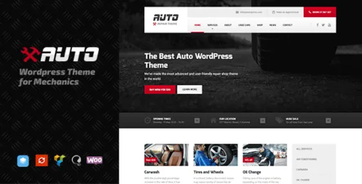 Auto – Ideal Car Mechanic And Auto Repair Template For WordPress