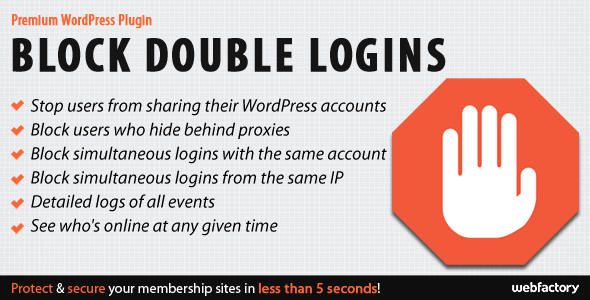 Block Double Logins – Protect Your Membership Site Block Double Logins – Protect Your Membership Site