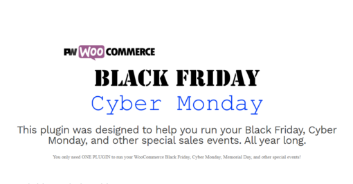 Black Friday and Cyber Monday for WooCommerce Pro