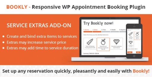 Bookly – Service Extras (Add-on)