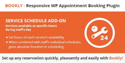 Bookly Service Schedule (Add-on)