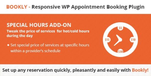 Bookly Special Hours (Add-on)