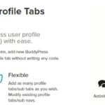 BuddyPress User Profile Tabs Creator Pro