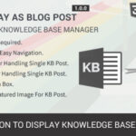 KB Display As Blog Post – BWL Knowledge Base Manager Addon