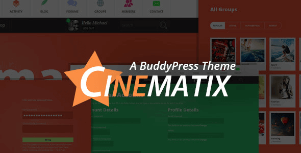 Cinematix – Buddypress Theme Cinematix – Buddypress Theme