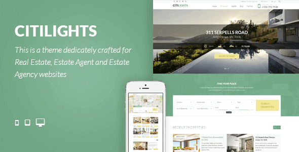 Citilights – Real Estate WordPress Theme Citilights – Real Estate WordPress Theme