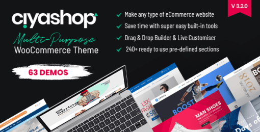 CiyaShop – Responsive Multi-Purpose WooCommerce WordPress Theme
