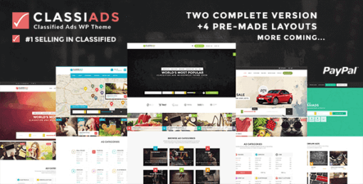 Classiads – Classified Ads WordPress Theme