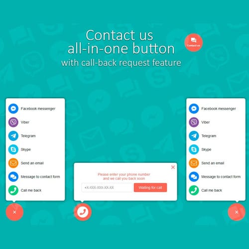 Contact Us all-in-one button