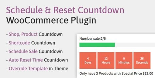 Countdown Product Woocommerce