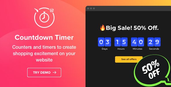 Countdown Timer – WordPress Countdown Timer plugin Countdown Timer – WordPress Countdown Timer plugin