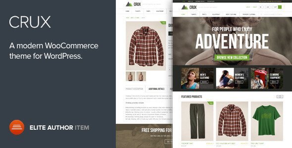 Crux – A Modern And Lightweight Woocommerce Theme Crux – A Modern And Lightweight Woocommerce Theme