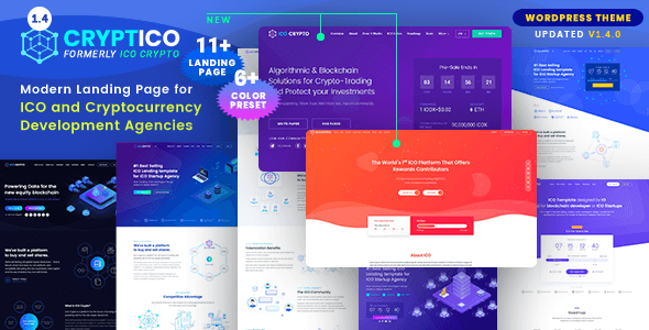 Cryptico – ICO & Cryptocurrency WordPress Theme Cryptico – ICO & Cryptocurrency WordPress Theme