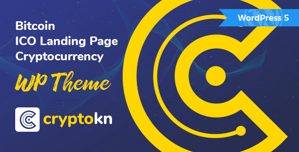 Cryptokn – ICO Landing Page & Cryptocurrency WordPress Theme Cryptokn – ICO Landing Page & Cryptocurrency WordPress Theme