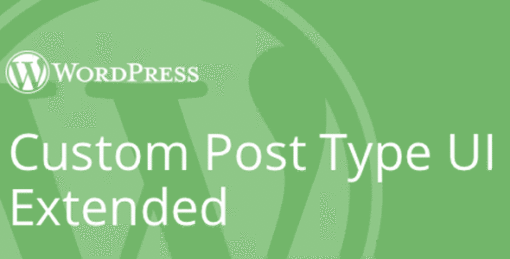 Custom Post Type Ui Extended