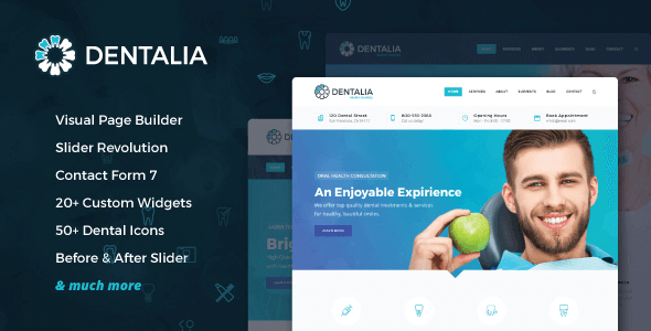 Dentalia – Dentist & Medical WordPress Theme Dentalia – Dentist & Medical WordPress Theme