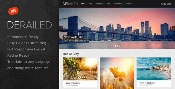 Derailed – Photography & Portfolio Theme