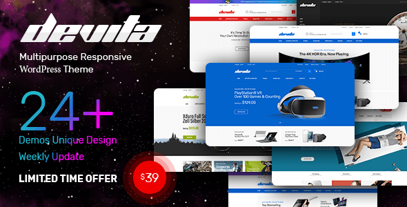 Devita – Multipurpose Theme for WooCommerce WordPress Devita – Multipurpose Theme for WooCommerce WordPress
