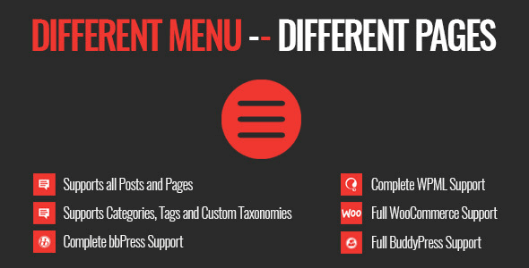 Different Menu In Different Pages Different Menu In Different Pages