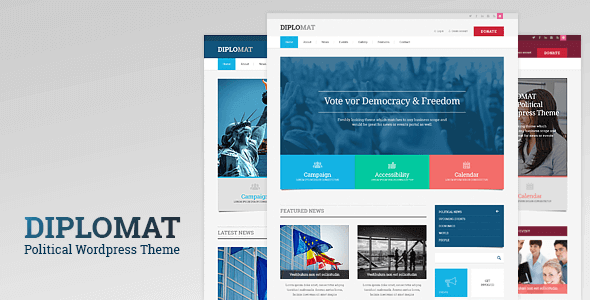 Diplomat – Political WordPress Theme Diplomat – Political WordPress Theme