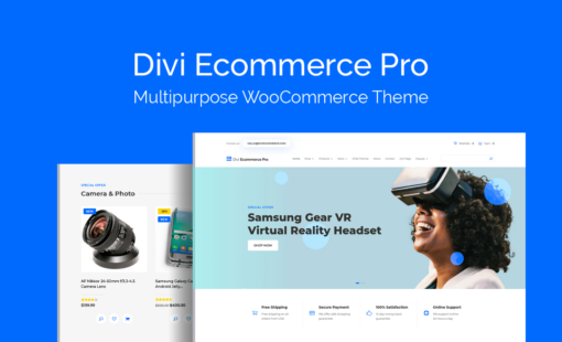 Divi Ecommerce Pro