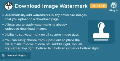 Easy Digital Downloads – Download Image Watermark