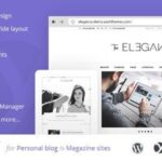 Elegance – A Flawlessly Minimalist Blogging Theme