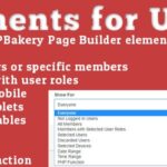 Elements for Users – Addon for WPBakery Page Builder