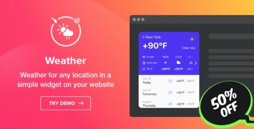 Elfsight Weather CC