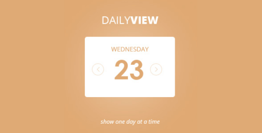 Eventon Daily View Addon
