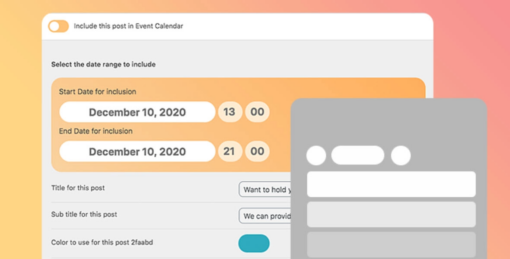 EventON – Include Anything