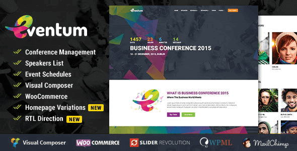 Eventum – Conference & Event WordPress Theme Eventum – Conference & Event WordPress Theme