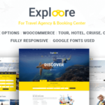 Exploore – Travel Exploration Booking WordPress Theme